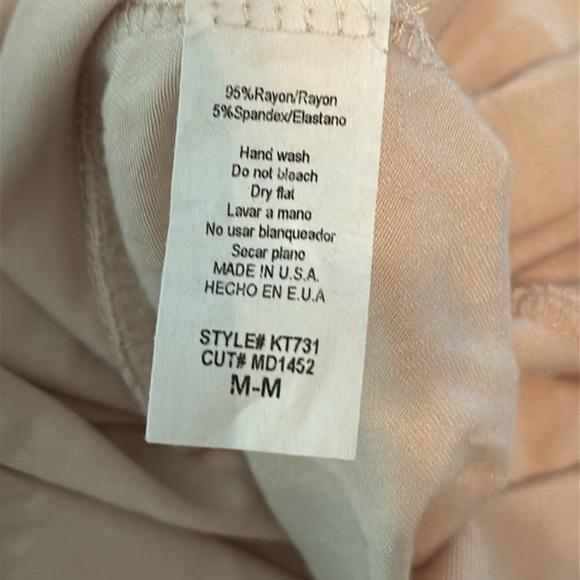 MISIA Side Tail 3/4 Sleeved Tunic Top Made in USA🇺🇸 - Picture 5 of 5